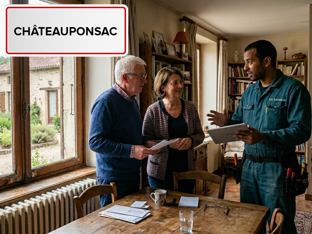 Installation de pompe à chaleur à Châteauponsac (87290) en Haute-Vienne