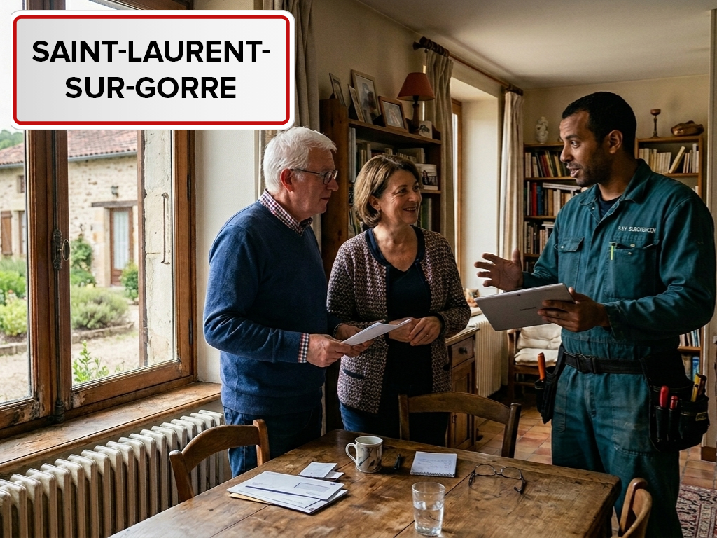 Installation de pompe à chaleur à Saint-Laurent-sur-Gorre (87310) en Haute-Vienne